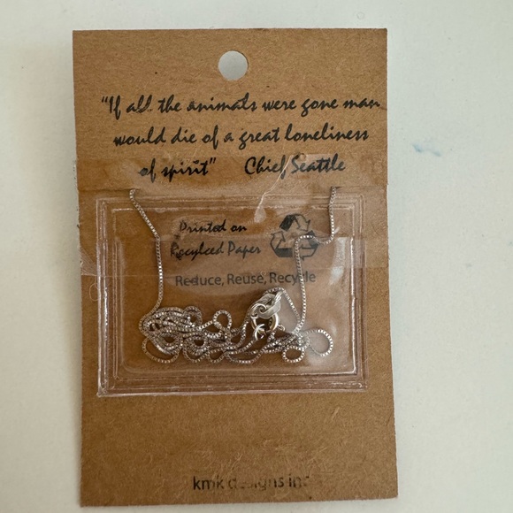 Willow Creek Trading Co-Necklace and Earring Pairs of Bear Stone Pendant Vintage - Picture 9 of 9